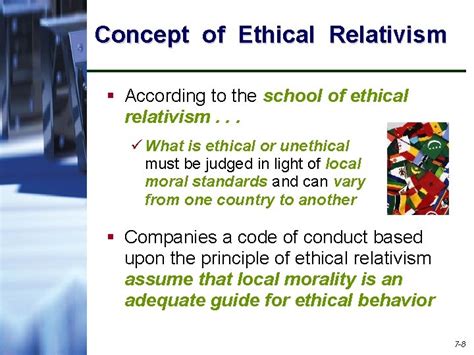 According To The School Of Ethical Relativism