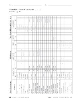 Accounting 1 7th Edition Answer Key Chapter 7