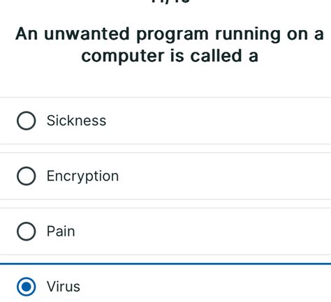 An Unwanted Program Running On A Computer Is Called A