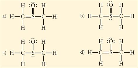 Best Lewis Structure For Ch3csch3 .