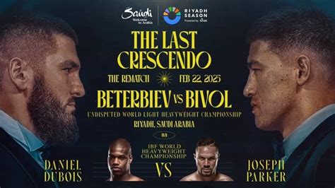 Beterbiev-Bivol 2, Parker-Bakole: Boxing