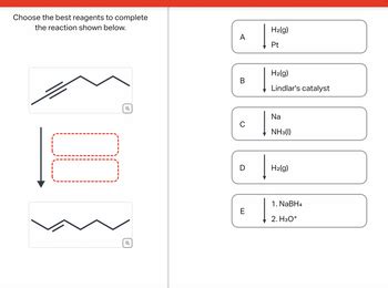 Choose The Best Reagents To Complete The Following Reaction