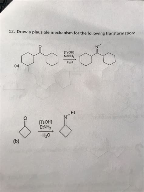 Draw A Plausible Mechanism For The Following Transformation