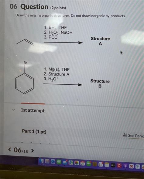 Draw The Missing Organic Structures. Do Not Draw Inorganic By-products.