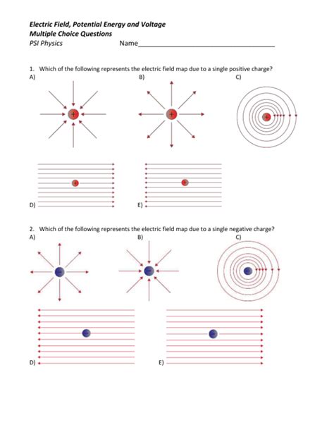 Electric Potential Very Connfusing Multiple Choice Question