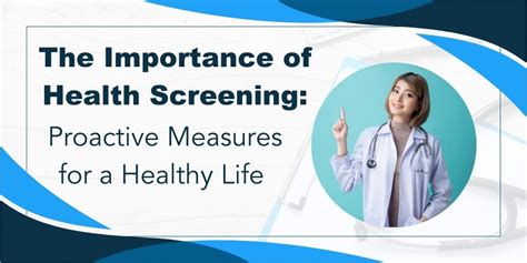 Health Screenings Are Important Measures In