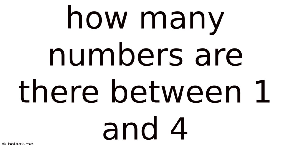 How Many Numbers Are There Between 1 And 4