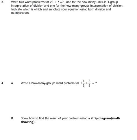 How Many Units In One Group Word Problem