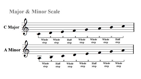 Identify Which Structural Layout Major And Minor Scales Share