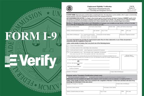 In Addition To Standard Form I-9 Procedures E-verify Requires That