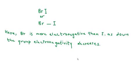 In The Molecule Bri Which Atom Is The Negative Pole