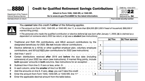 Joe's Retirement Savings Contributions Credit Is____.