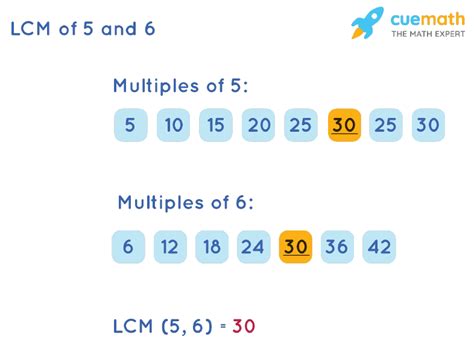 Least Common Multiple Of 5 And 6