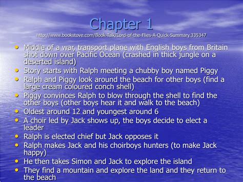 Lord Of The Flies Chapter Summary