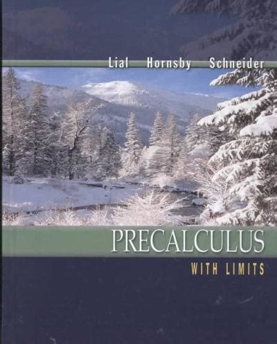 Precalculus With Limits 1st Edition Answers