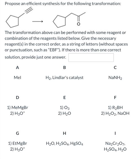 Propose An Efficient Synthesis For The Following Transformation