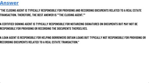 Providing And Recording Documents Are Performed By