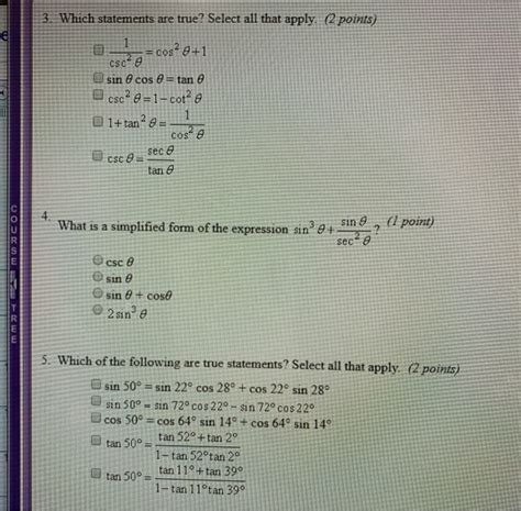 Question Plum Select All The Statements That Are True