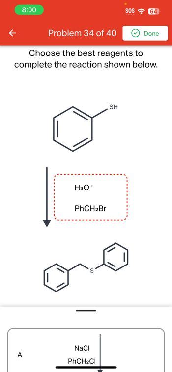 Select The Best Reagents For The Reaction Shown