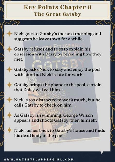 Summary Of Chapter 8 Great Gatsby