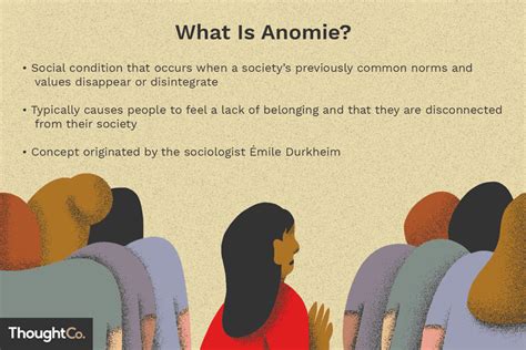 The Concept Anomie Can Be Defined As: