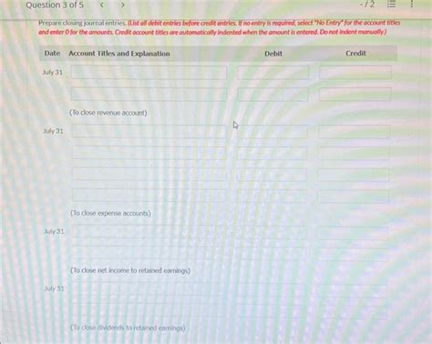 The Income Statement For Monty Golf Club