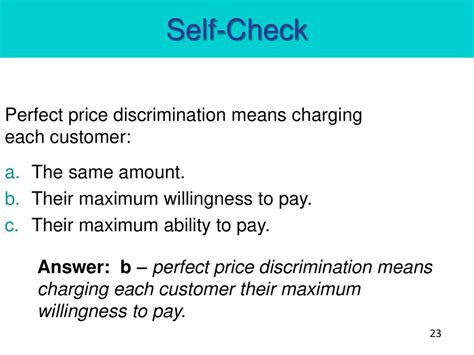 The Term Perfect Price Discrimination Means Charging