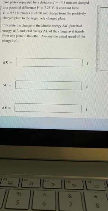 Two Plates Separated By Charge Are Separated To Distance D