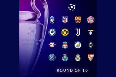 UCL Round 16: Bayern, Real Madrid's Draw