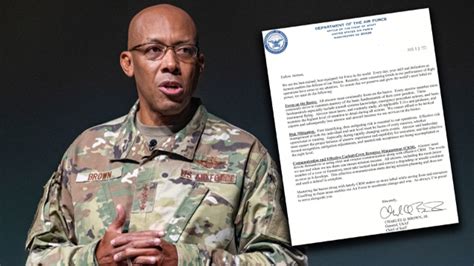 US General CQ Brown Ousted