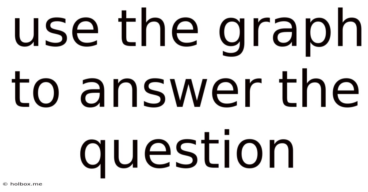 Use The Graph To Answer The Question