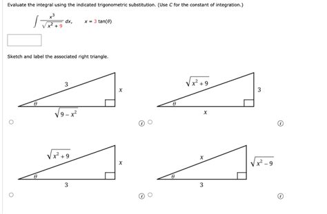 Use The Indicated Substitution To Evaluate The Integral