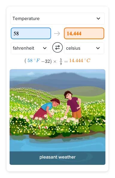 What Is 58 Degrees Fahrenheit In Celsius