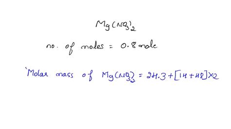 What Is The Formula Mass Of Mg No3 2