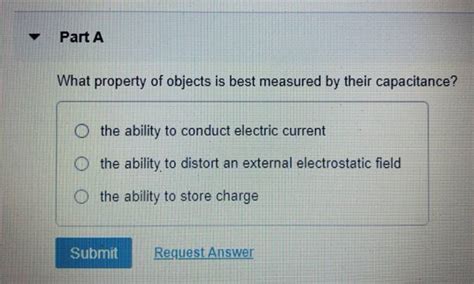 What Property Of Objects Is Best Measured By Their Capacitance