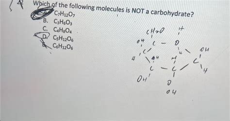 Which Molecule Is Not A Carbohydrate