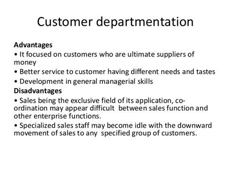 Which Of The Following Is An Advantage Of Product Departmentalization