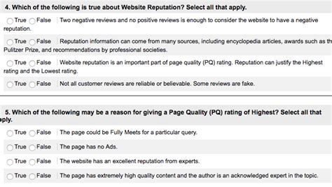 Which Of The Following Is True About Website Reputation