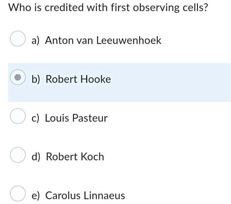 Who Is Credited With First Observing Cells