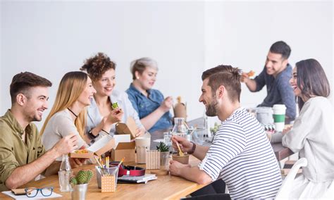 Work For The Same Employer And Often Have Lunch Together